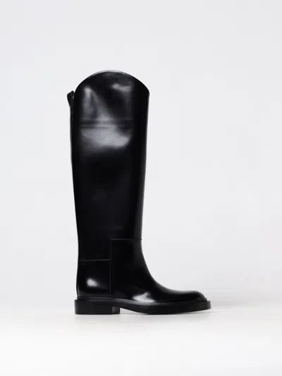 JIL SANDER BOOTS JIL SANDER WOMAN COLOR BLACK,416975002