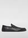 Jil Sander Black Flat Loafers With Almond Toe In Schwarz