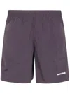 Jil Sander Boxer Shorts Featuring Single Back Pocket In Purple