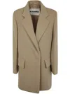 Jil Sander Short Double Breasted Tailor Made Crombie