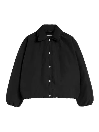 Jil Sander Short Down Jacket In Black