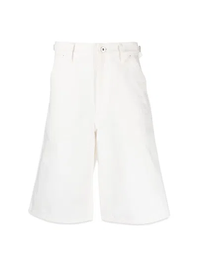 Jil Sander Short In Denim In White