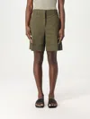 Jil Sander Linen Bermuda Shorts Bermuda And Short Green In Green