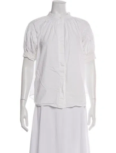 Pre-owned Jil Sander Short Sleeve Blouse In Pink