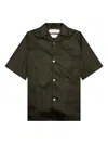 Jil Sander Short-sleeve Button-up Shirt In Green