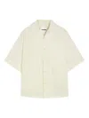 Jil Sander Short-sleeve Chest-pocket Shirt In Neutral