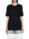 JIL SANDER JIL SANDER SHORT-SLEEVE COTTON T-SHIRT WITH LOGO