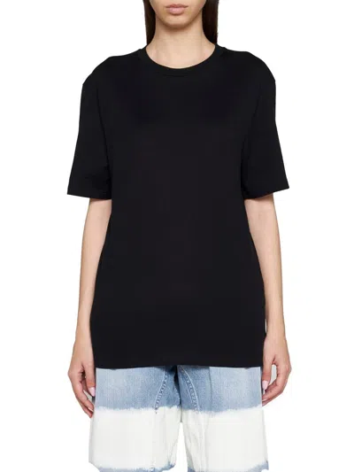 Jil Sander Logo-print Cotton T-shirt In Black