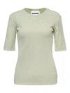 Jil Sander Short-sleeve Crew-neck T-shirt In Green