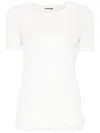 Shop Jil Sander Short Sleeve Crew-neck Top