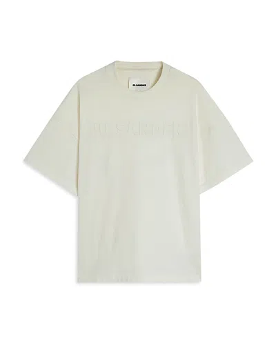 Jil Sander Short Sleeve Crewneck Tee In White