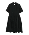 Jil Sander Short Sleeve Dress In Black
