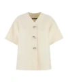 Jil Sander Short-sleeve Overshirt In White
