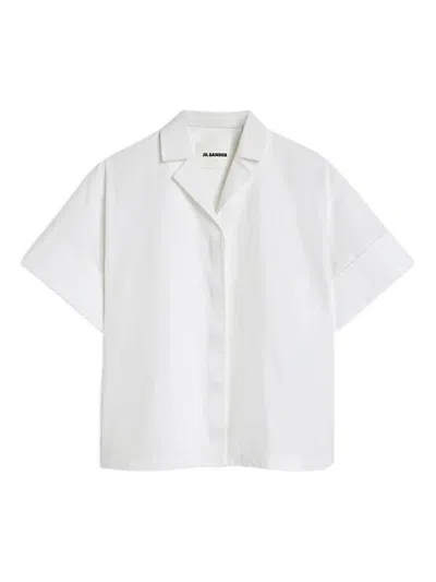 JIL SANDER SHORT-SLEEVE PLAIN SHIRT