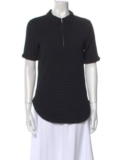 Pre-owned Jil Sander Short Sleeve Polo In Blue