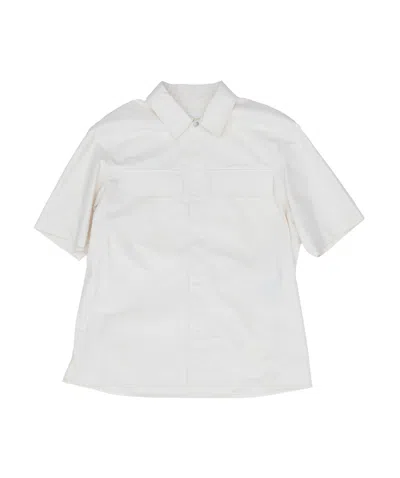 Jil Sander Short Sleeve Shirt In White