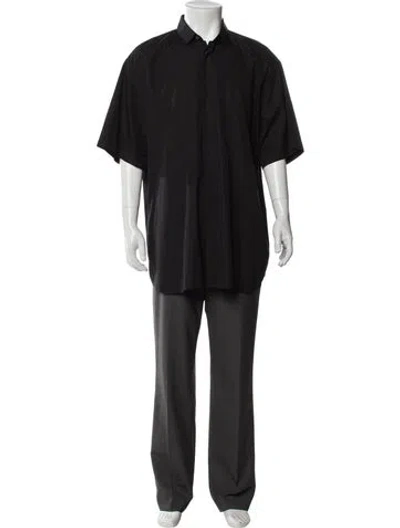 Pre-owned Jil Sander Short Sleeve Shirt In Black