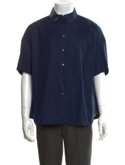 Pre-owned Jil Sander Short Sleeve Shirt In Blue