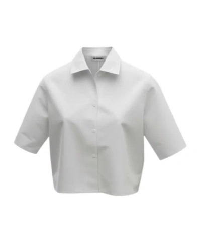 Jil Sander Short Sleeve Shirt In White