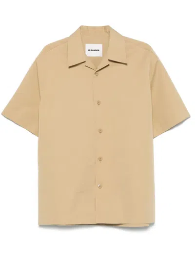 Jil Sander Short-sleeve Shirt In Neutrals