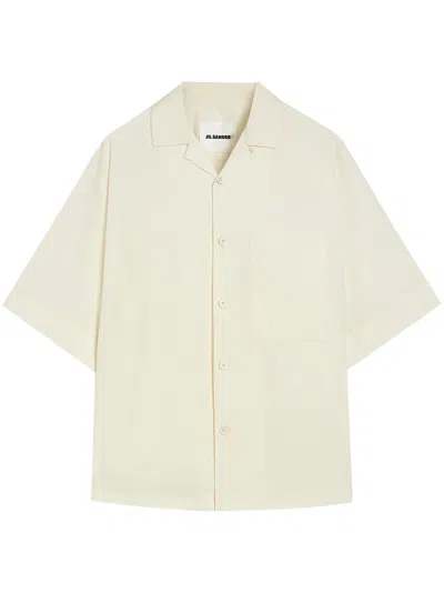 Jil Sander Short-sleeve Shirt In White