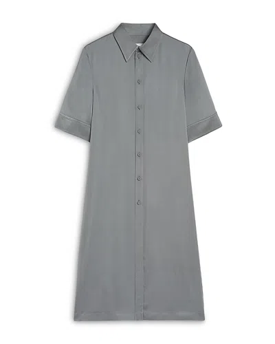 Jil Sander Short Sleeve Shirtdress In Gold