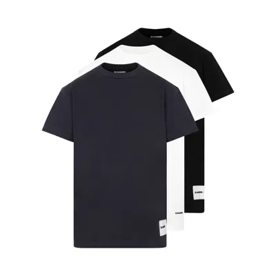 Pre-owned Jil Sander Short-sleeve T-shirt (3 Pack) 'multicolor' In Multi-color