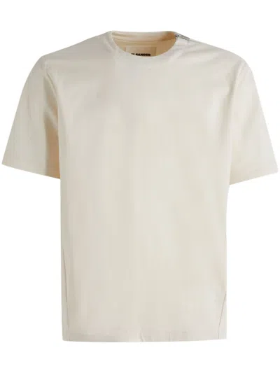 Jil Sander Knitted Short-sleeve T-shirt In 104