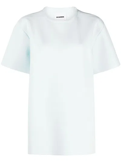 Jil Sander Round-neck T-shirt In Blue