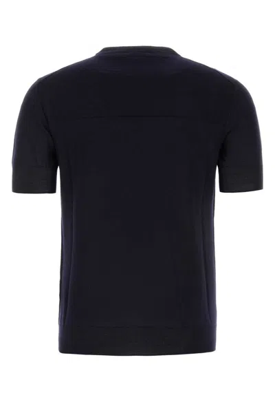 Jil Sander Short Sleeve T-shirt In Blue