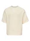 Jil Sander Zip-detail Cotton-blend Jersey T-shirt In White