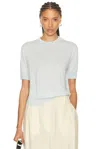 Jil Sander Short Sleeve Top In Blue