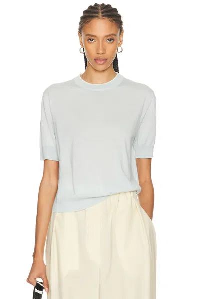 Jil Sander Short Sleeve Top In Blue