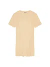 Shop Jil Sander Short Sleeve Top Bone In Neutrals