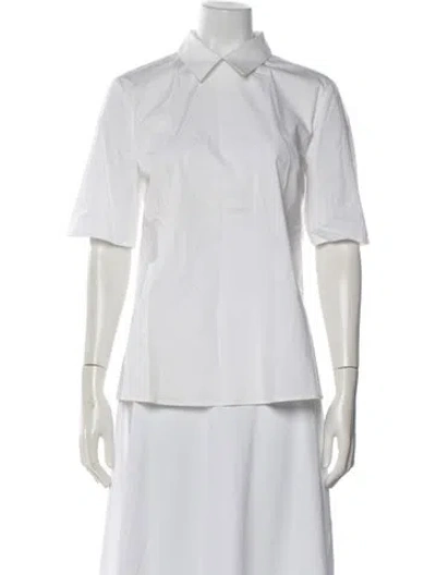 Pre-owned Jil Sander Short Sleeve Top In Neutral