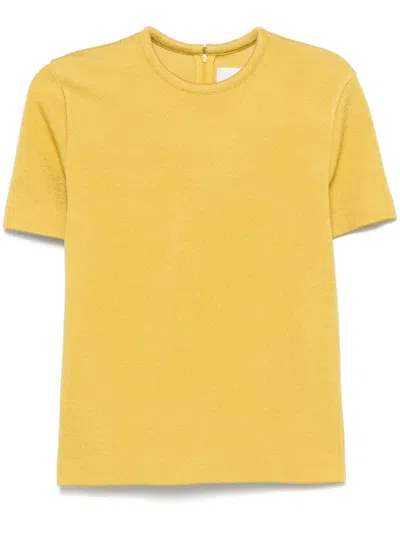 Jil Sander Short-sleeve Top In Yellow