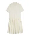 Jil Sander Relaxed Cotton Dress With Button-down Front In White