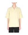 Jil Sander Short-sleeved Cotton Shirt In Multicolor