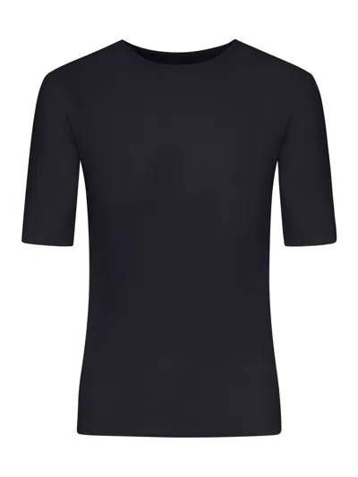 Jil Sander Short-sleeved Crepe T-shirt In Multi