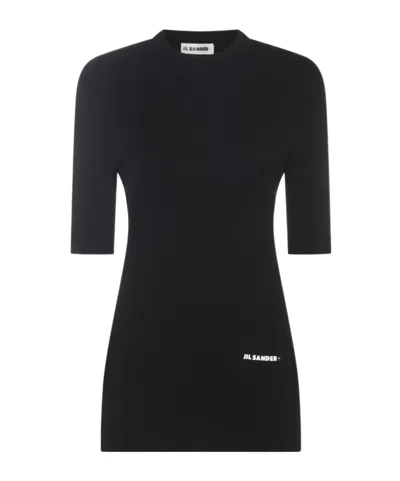 JIL SANDER JIL SANDER SHORT-SLEEVED CREWNECK JUMPER