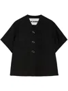 Jil Sander Jacket 64 Casual Jacket In Black Viscose In 黑色