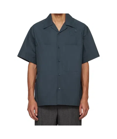 Jil Sander Navy Heavyweight Shirt In 022 Uniform Grey