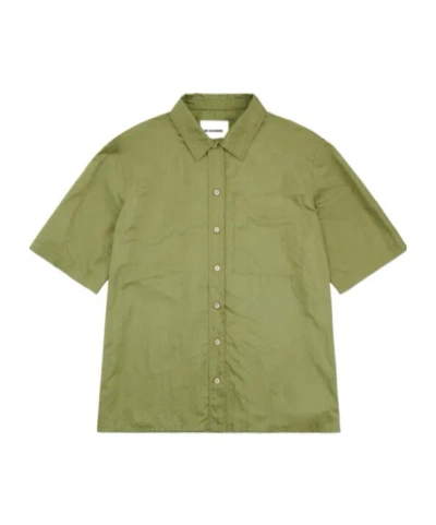 Jil Sander Short-sleeved Shirt In Green