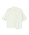 Jil Sander Short-sleeved Shirt In White