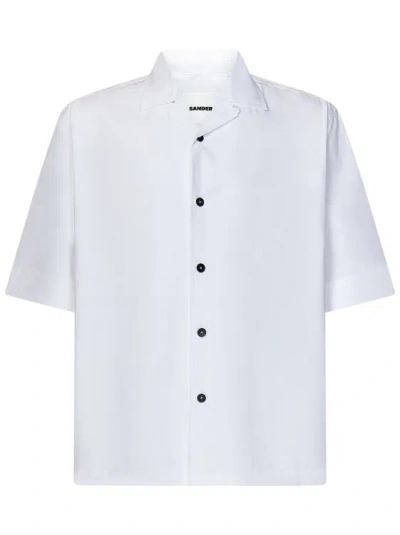 Jil Sander Short-sleeved Shirt In White