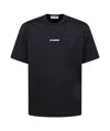 Jil Sander Short-sleeved T-shirt In Black