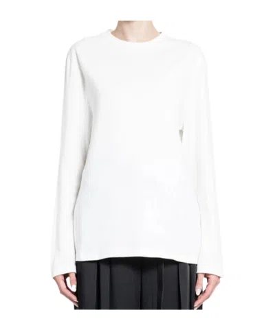 JIL SANDER JIL SANDER LOGO PRINTED LONG-SLEEVED T-SHIRT