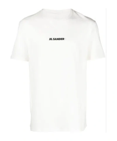 Jil Sander T-shirt With Logo Print In White