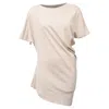 Jil Sander Short Sleeved Top In Beige Cotton In Neutral