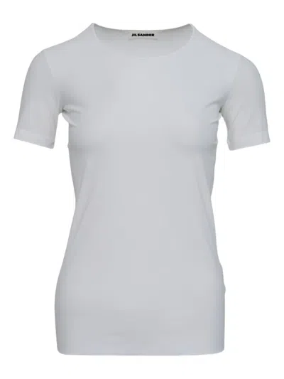 Jil Sander Short-sleeves 2nd Skin T-shirt In White